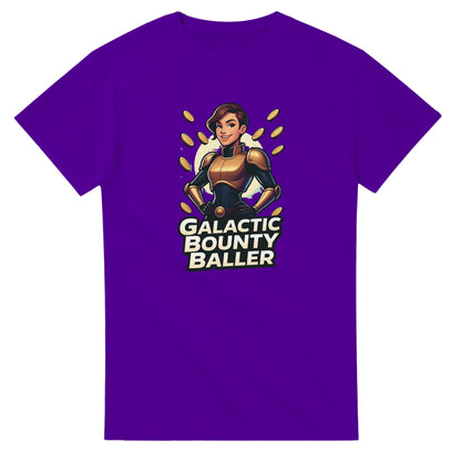 Galactic Bounty Baller graphic design on a Heavyweight T-shirt