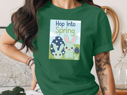 Hop Into Spring Bunny Easter Eggs Cute Design product type
Hop Into Spring, Spring Design, Bunny Rabbits, Easter Eggs, Cute Bunnies, Holiday Apparel, Seasonal Fashion, Green Shirt, Cartoon Rabbit, Easter Gift, Spring Celebration, Animal Graphic, Festive Clothing, Happy Easter, Egg Hunt, Rabbit Lover, Graphic Tee, Spring Time, Nature Inspired, Unique Design