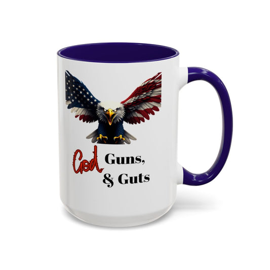 God Guns & Guts Message Coffee Mug