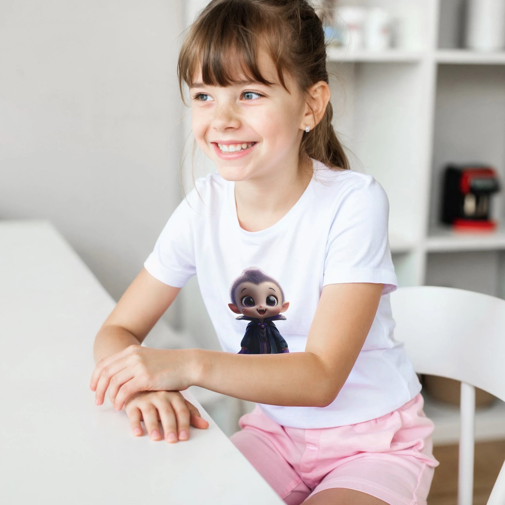 Cute Lil' Vampire on a Heavyweight T-shirt