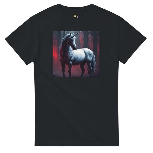 heavyweight crewneck t-shirt Fantasy Art unicorn majestic personalized