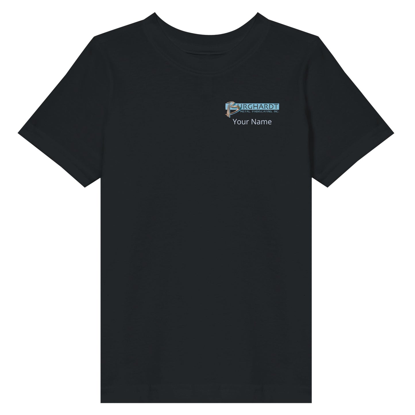 Burghardt Metal Fabricating, Inc., logo on a Toddler Jersey T-Shirt