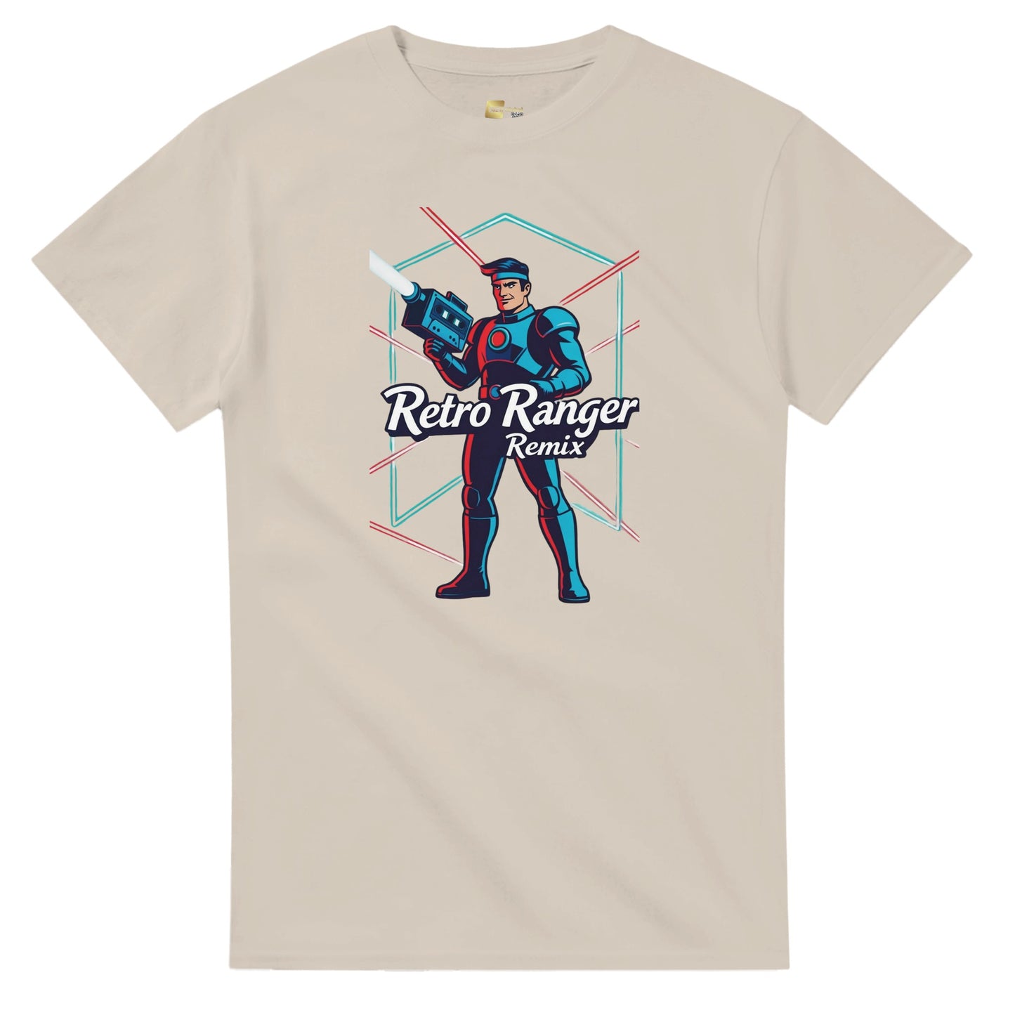 Retro Ranger Remix graphic design on a Heavyweight T-shirt