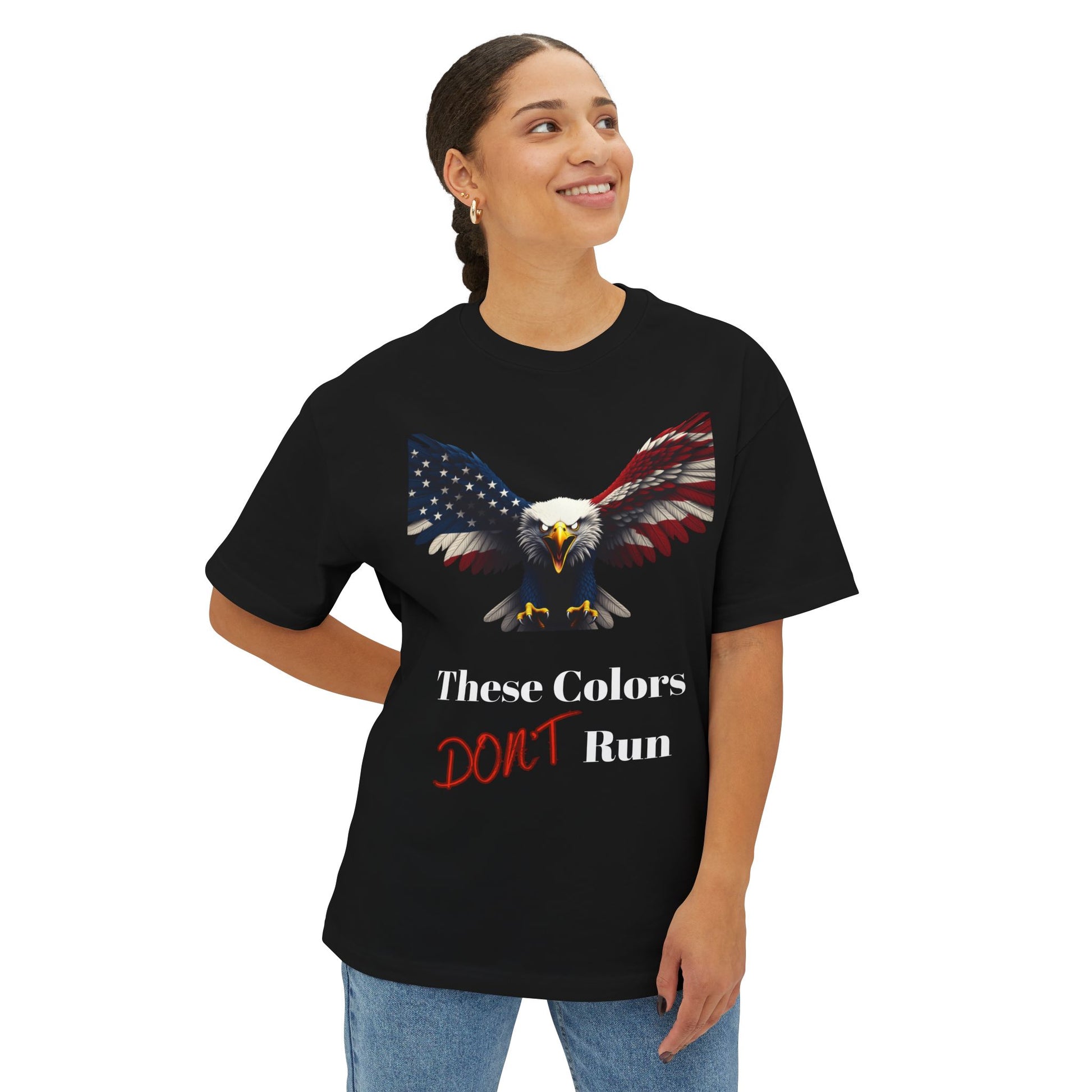 These Colors Don't Run Patriotic Eagle on a Premium Tee