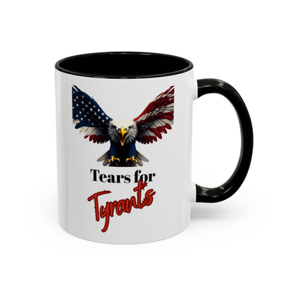 Tears for Tyrants Mug with Patriotic Eagle Design