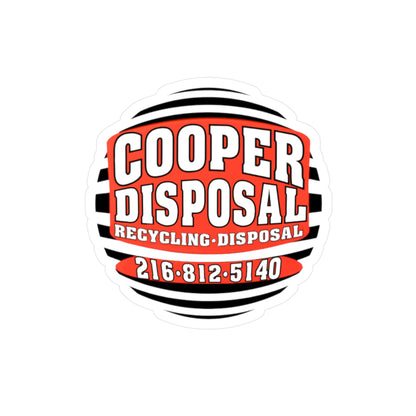 Cooper Disposal logo with phone number 216-812-5140.
