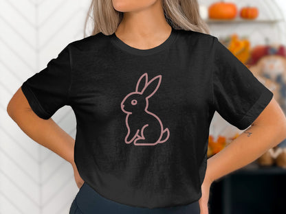 Black Shirt Pink Bunny Outline Animal Design product type

black shirt
pink bunny
rabbit design
animal print
cute rabbit
graphic tee
unisex shirt
womens top
mens t-shirt
easter bunny
pet lover
wildlife art
outline bunny
short sleeve
apparel item
fashion tee
spring style
animal graphic
gift idea
casual wear