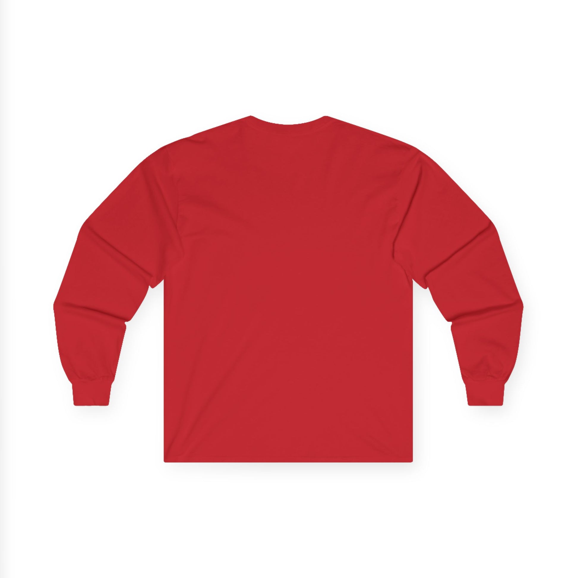 An Engraved Eagle head on a long sleeve T-shirt