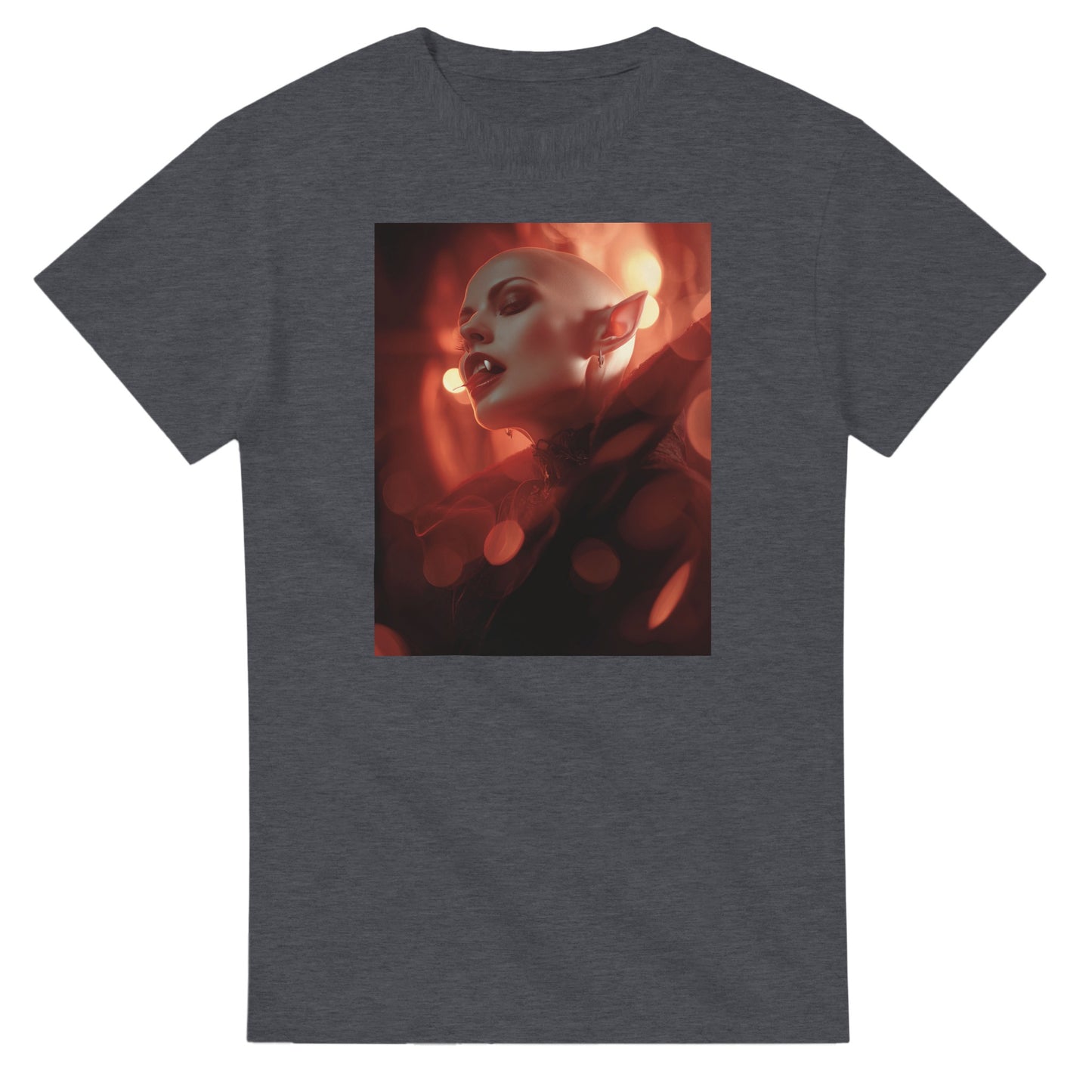 Cute Lil' Vampire on a Heavyweight T-shirt
