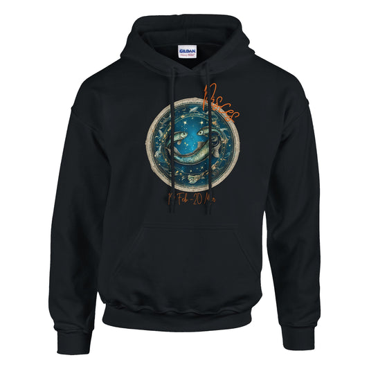 classic unisex pullover hoodie Astrology pisces fish personalized
