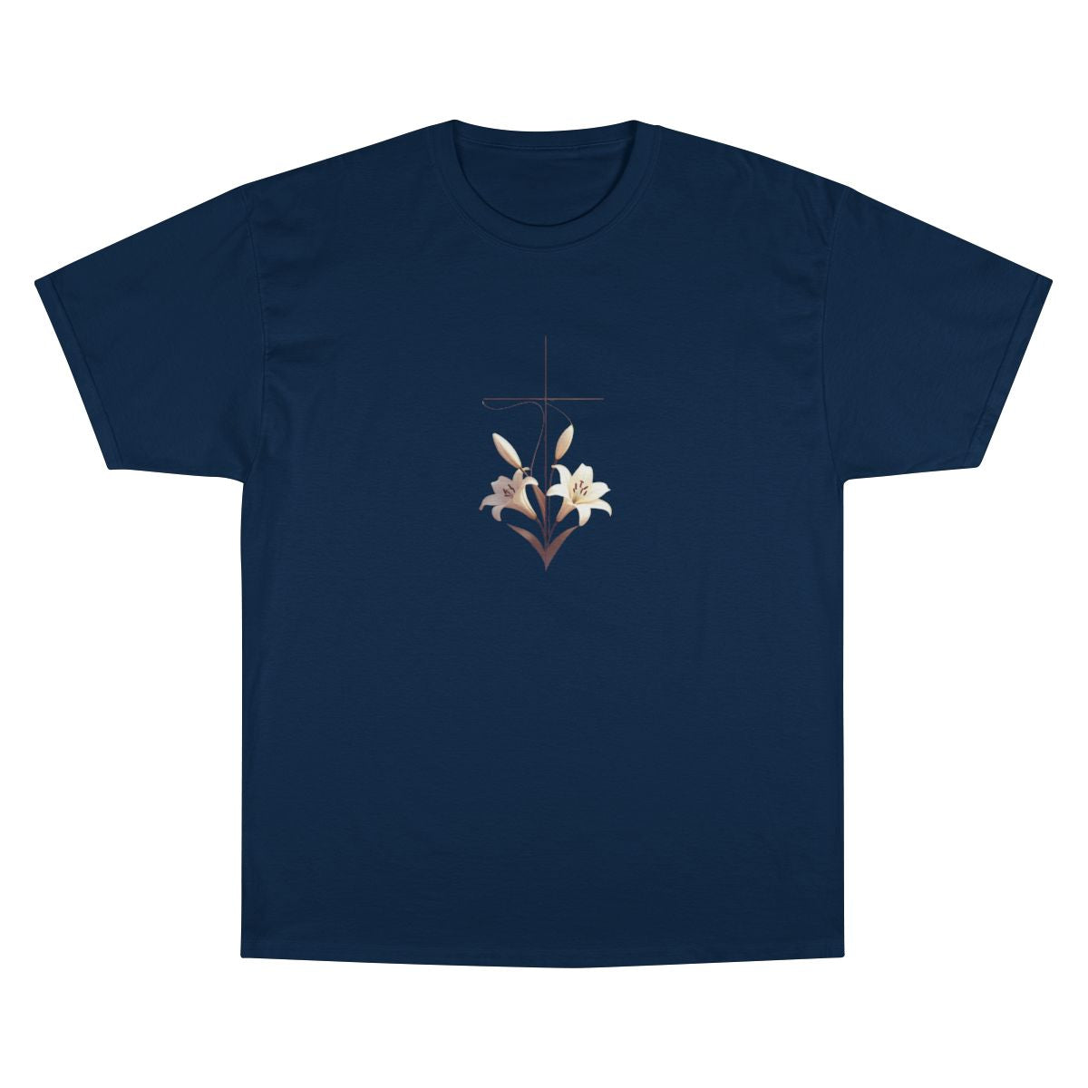 Elegant Cross White Lilies Artwork product type