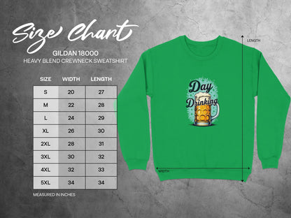 Day Drinking GILDAN 18000 HEAVY BLEND CREWNECK SWEATSHIRT product type