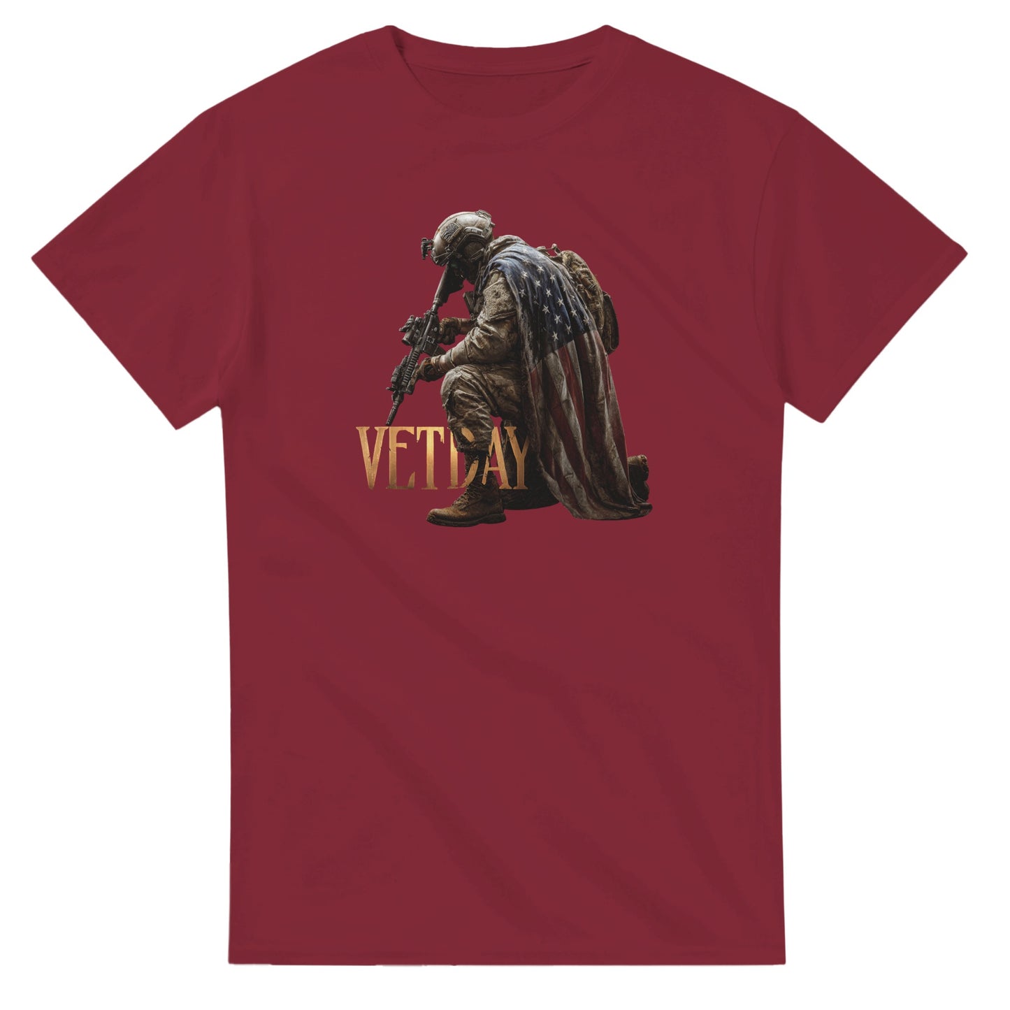 Honor Vet Day on a heavyweight t-shirt