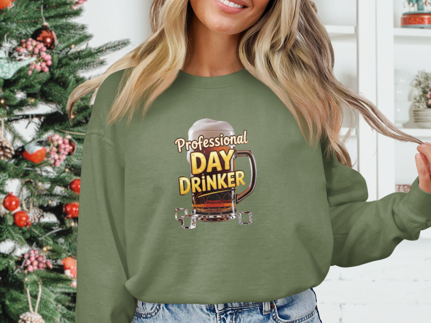 Professional Day Drinker Sweatshirt Perfect Gift Idea
