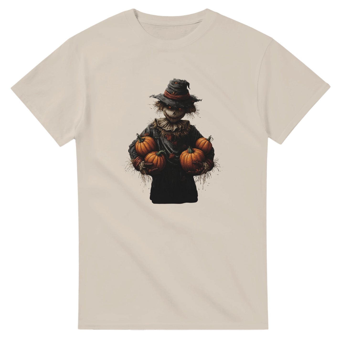 Spooky Scarecrow on a Heavyweight T-shirt