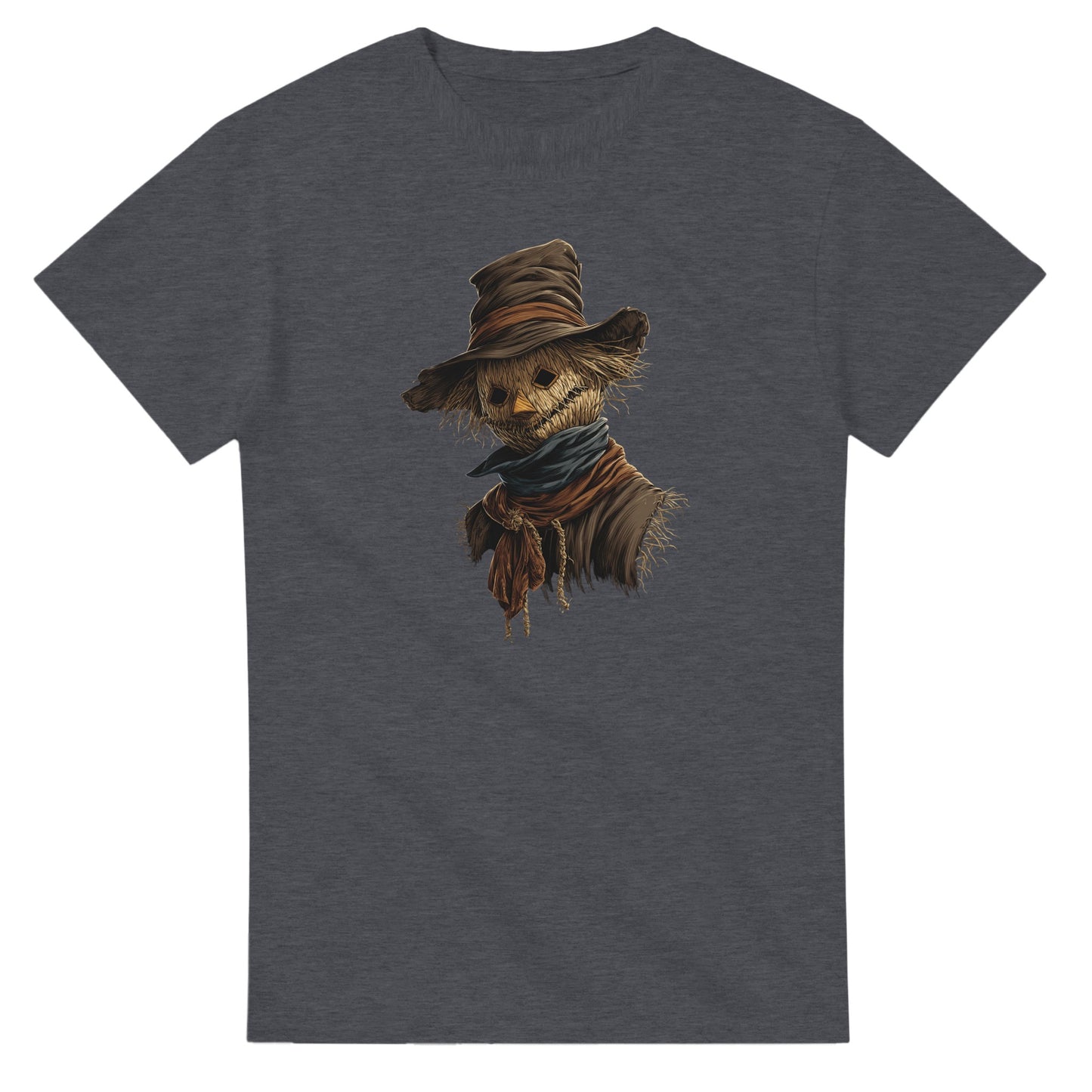 Rustic Scarecrow on a Heavyweight T-shirt