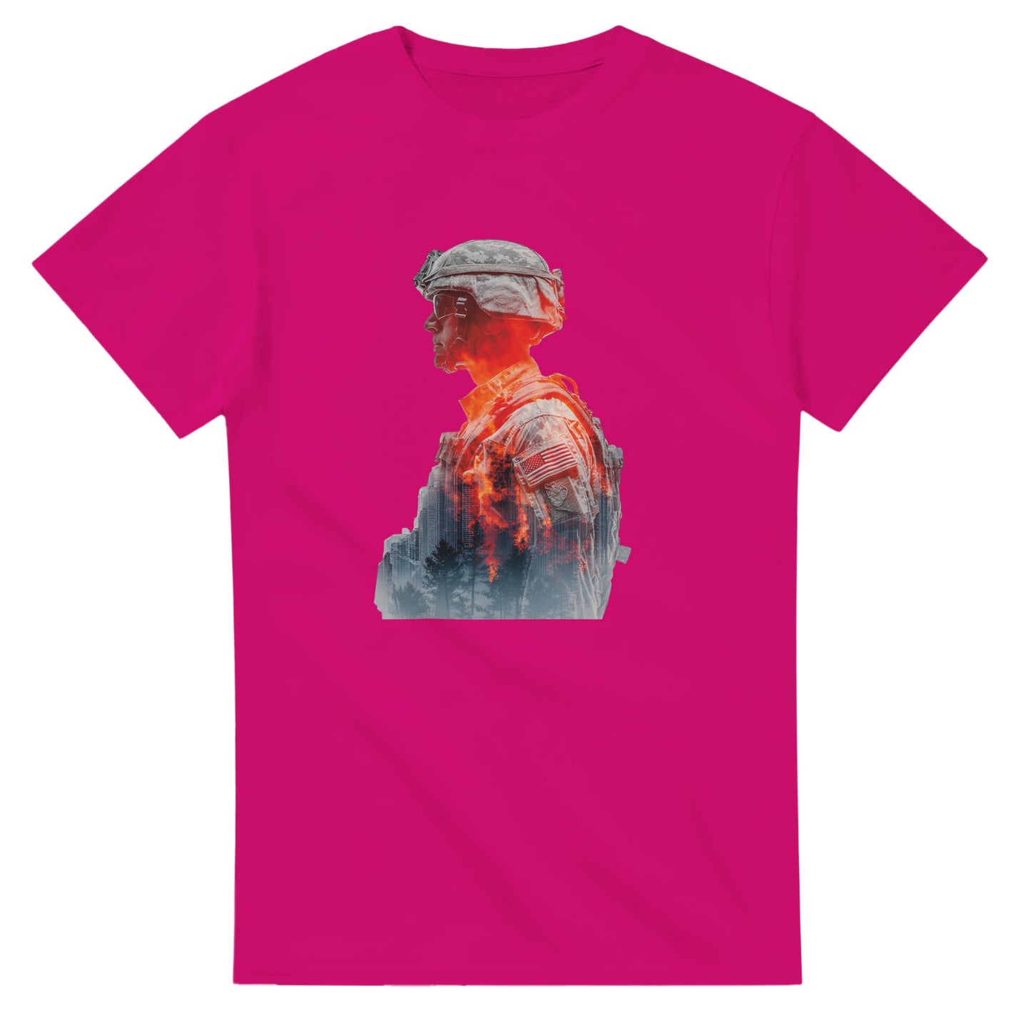Fiery Spirit on a heavyweight t-shirt