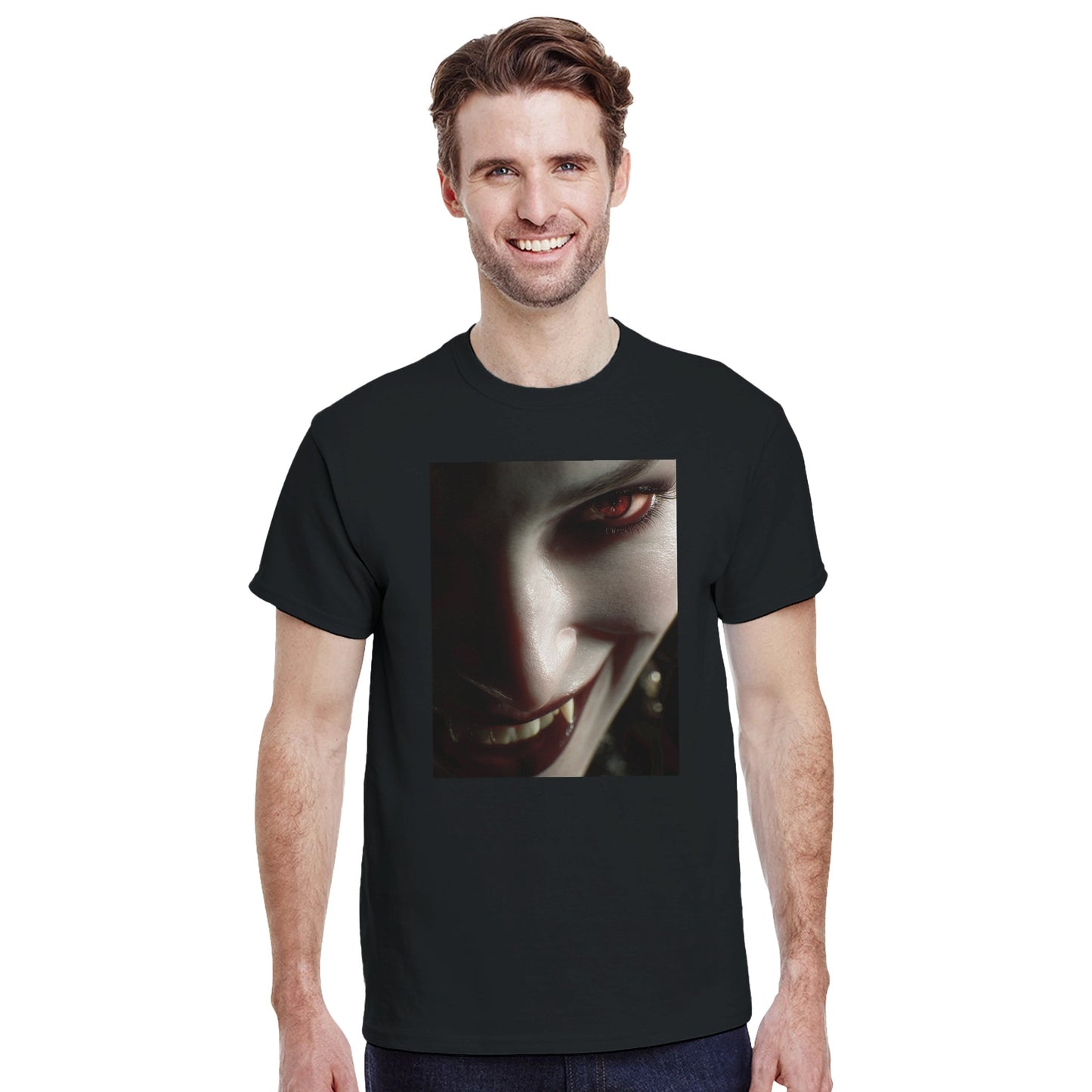Cute Lil' Vampire on a Heavyweight T-shirt