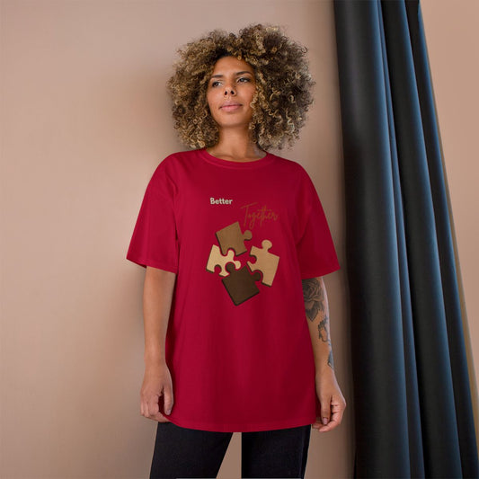 Better Together Puzzle Pieces Graphic T-shirt