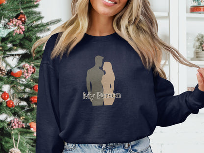 My Person Silhouette Graphic Sweatshirt