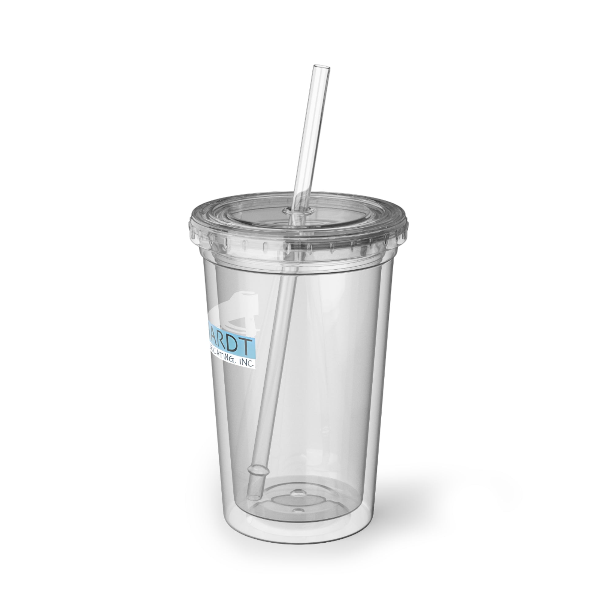 Burghardt Metal Fabricating, Inc., logo on a 16oz Acrylic Cup - Suave