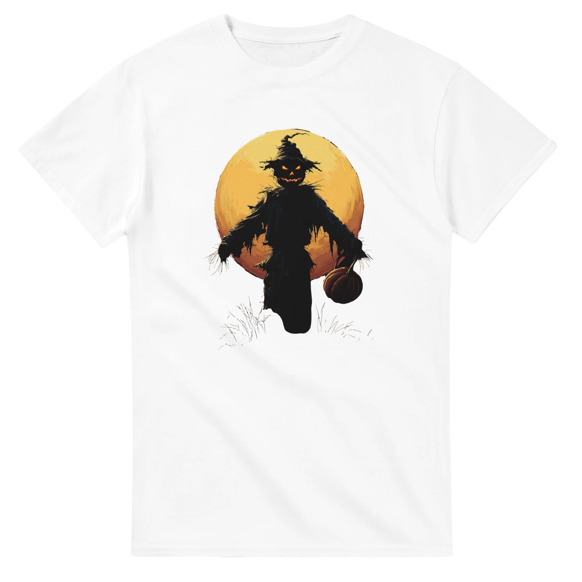 Haunted Scarecrow on a Heavyweight T-shirt