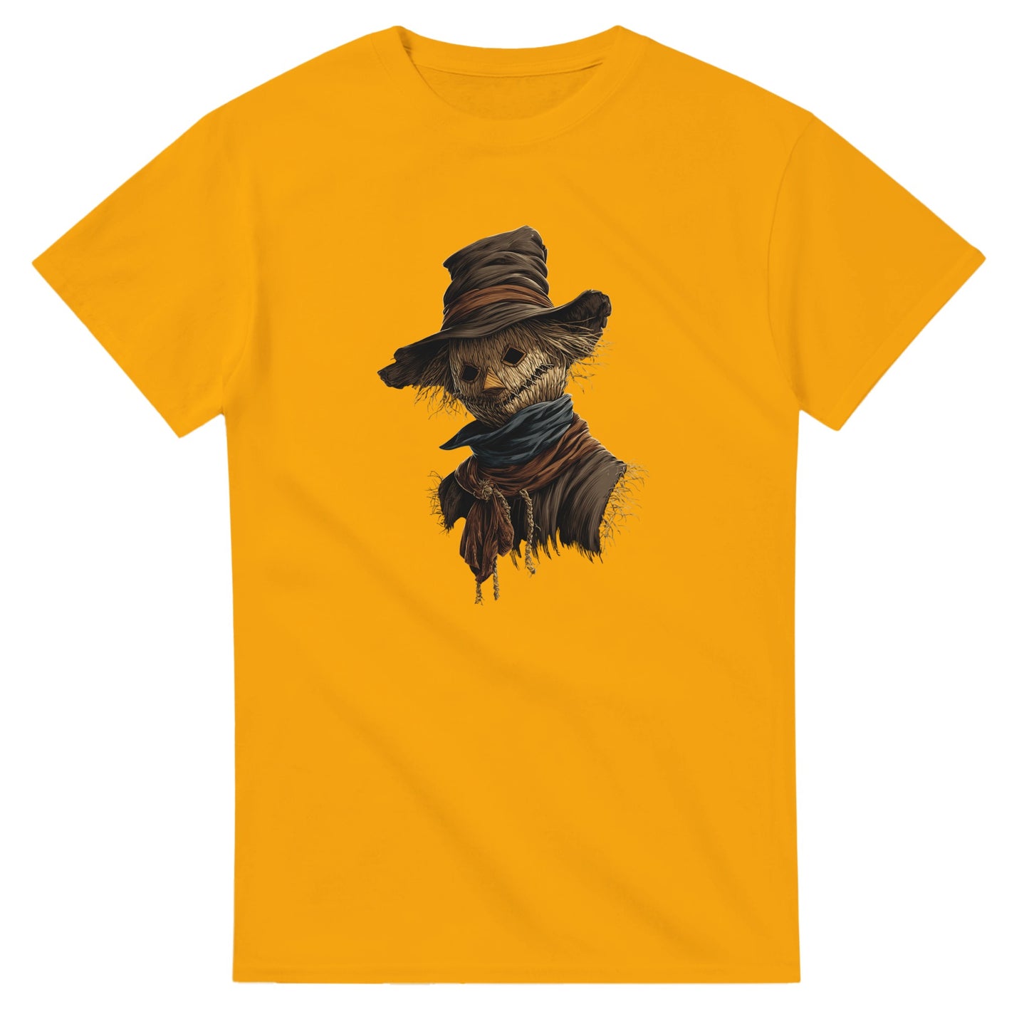 Rustic Scarecrow on a Heavyweight T-shirt