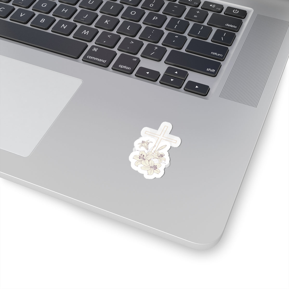 Easter Cross Lilies Floral Faith Religious Sticker product type