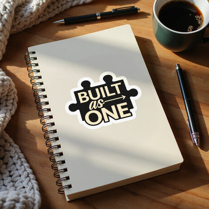 Built as One Puzzle Piece Design Notebook