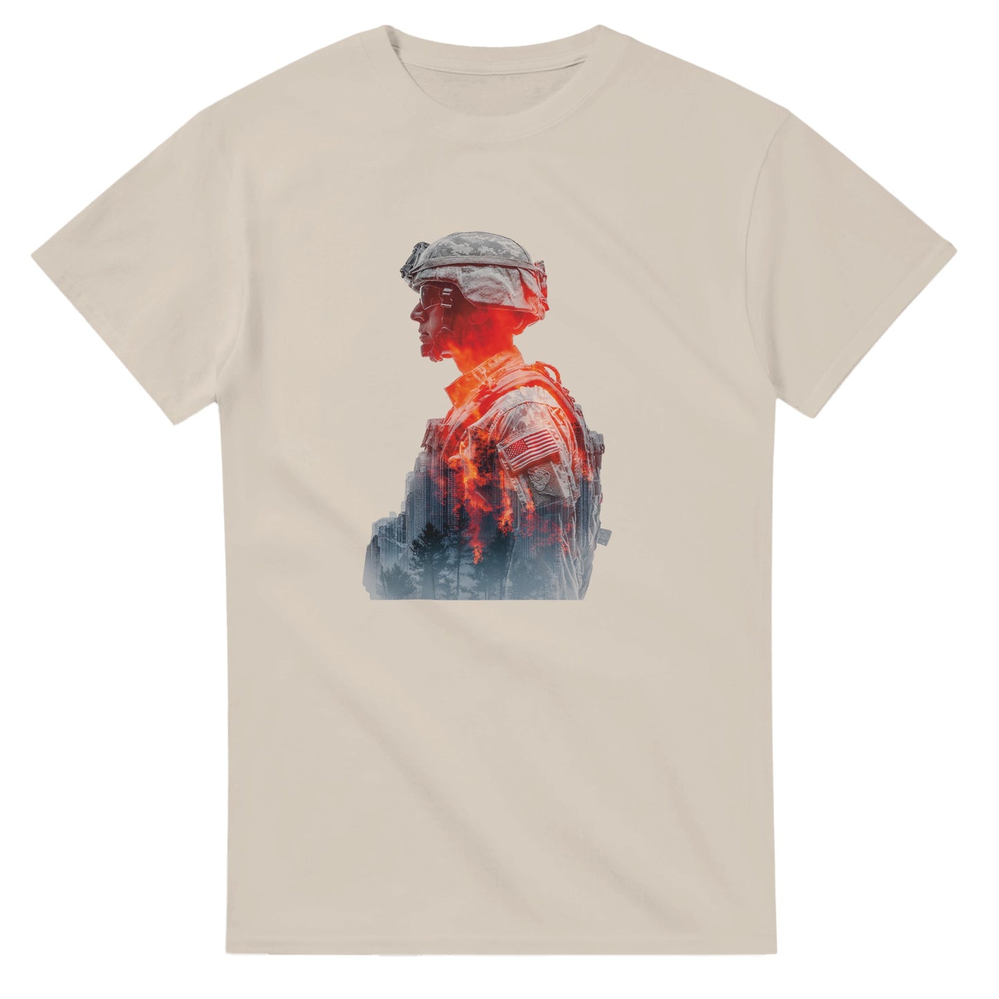 Fiery Spirit on a heavyweight t-shirt