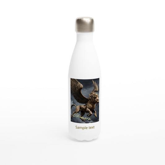 17oz stainless steel water bottle golden chimera personalized