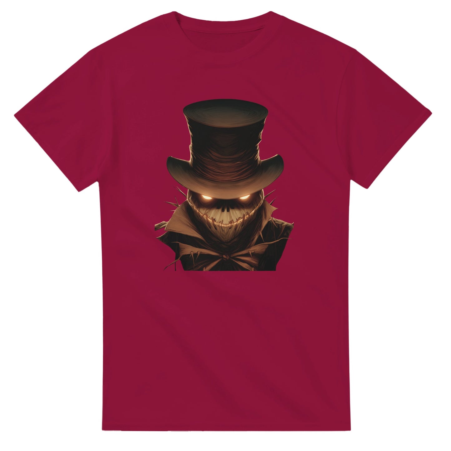 Eerie Glow Scarecrow on a Heavyweight T-shirt