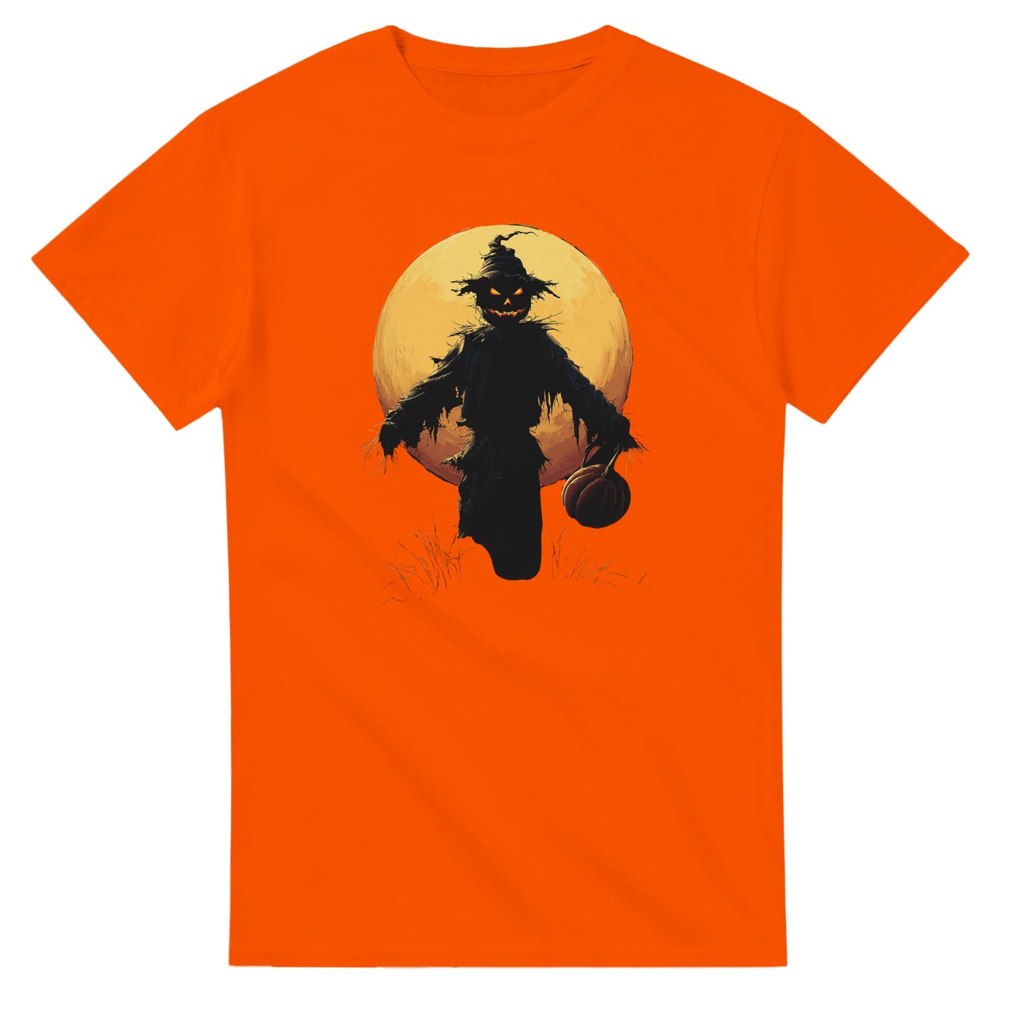 Haunted Scarecrow on a Heavyweight T-shirt