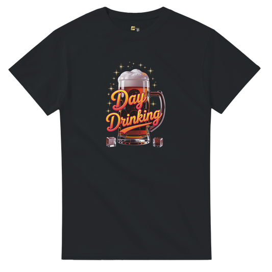 Day Drinking on a Heavyweight T-Shirt