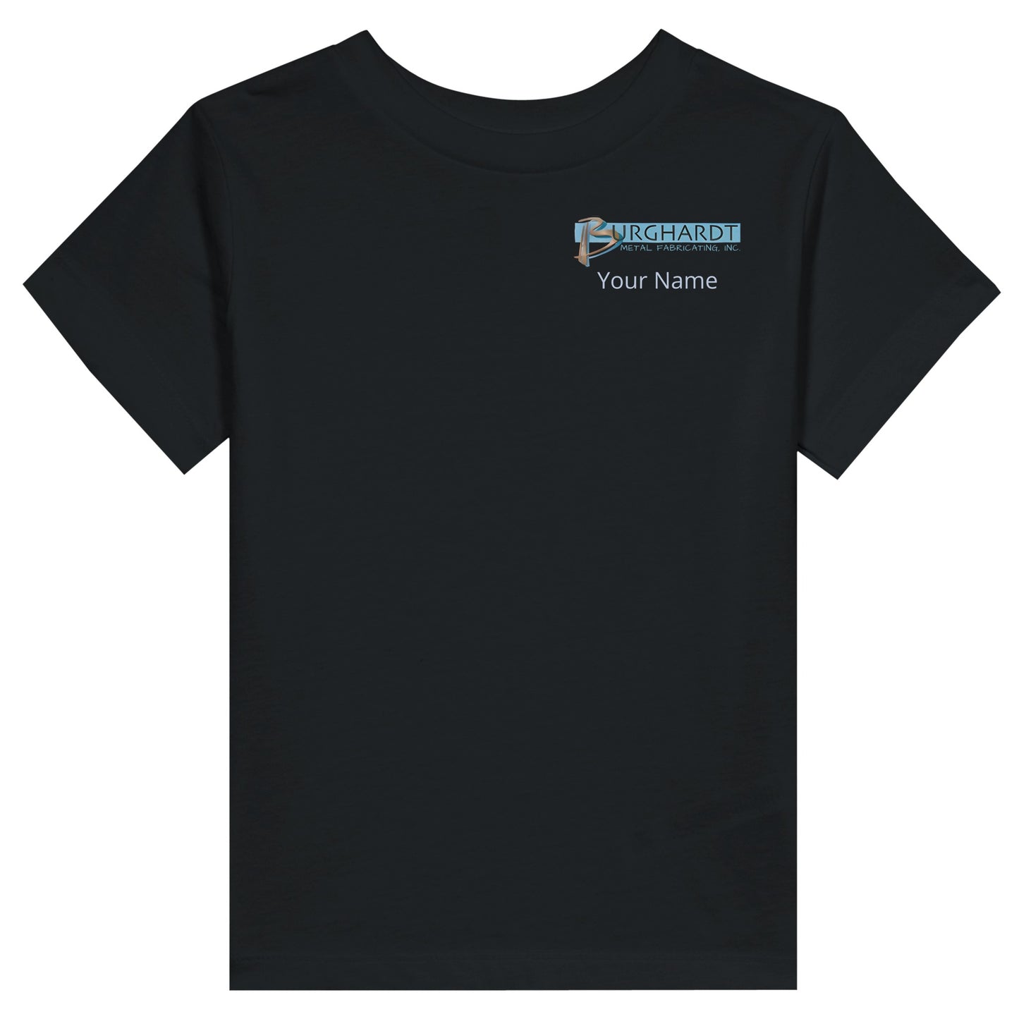 Burghardt Metal Fabricating, Inc., logo on a Toddler T-Shirt