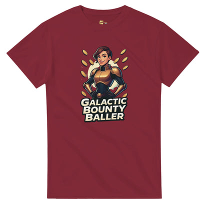 Galactic Bounty Baller graphic design on a Heavyweight T-shirt