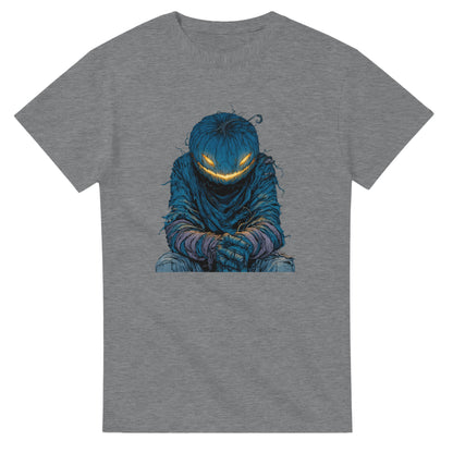 Midnight Jack-o'-Lantern on a Heavyweight T-shirt