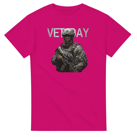 Veteran's Day on a heavyweight t-shirt