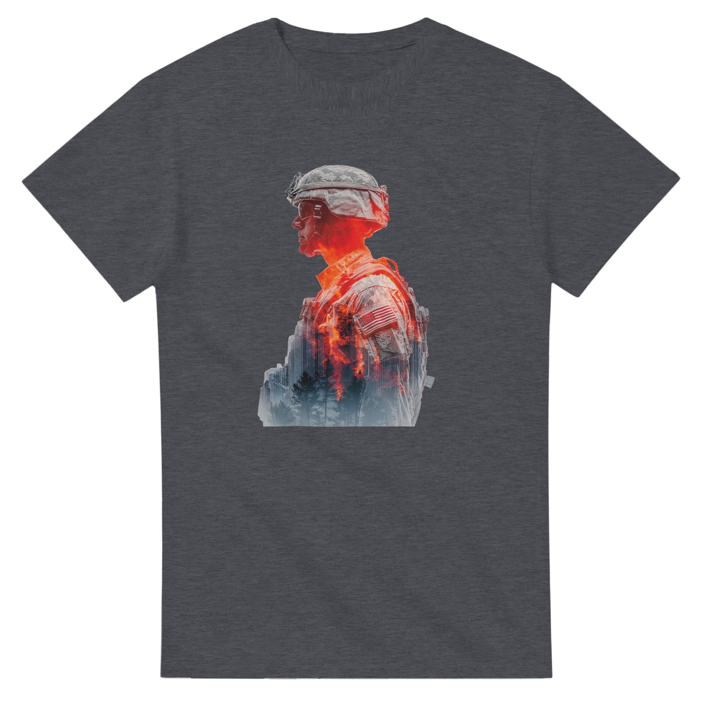 Fiery Spirit on a heavyweight t-shirt