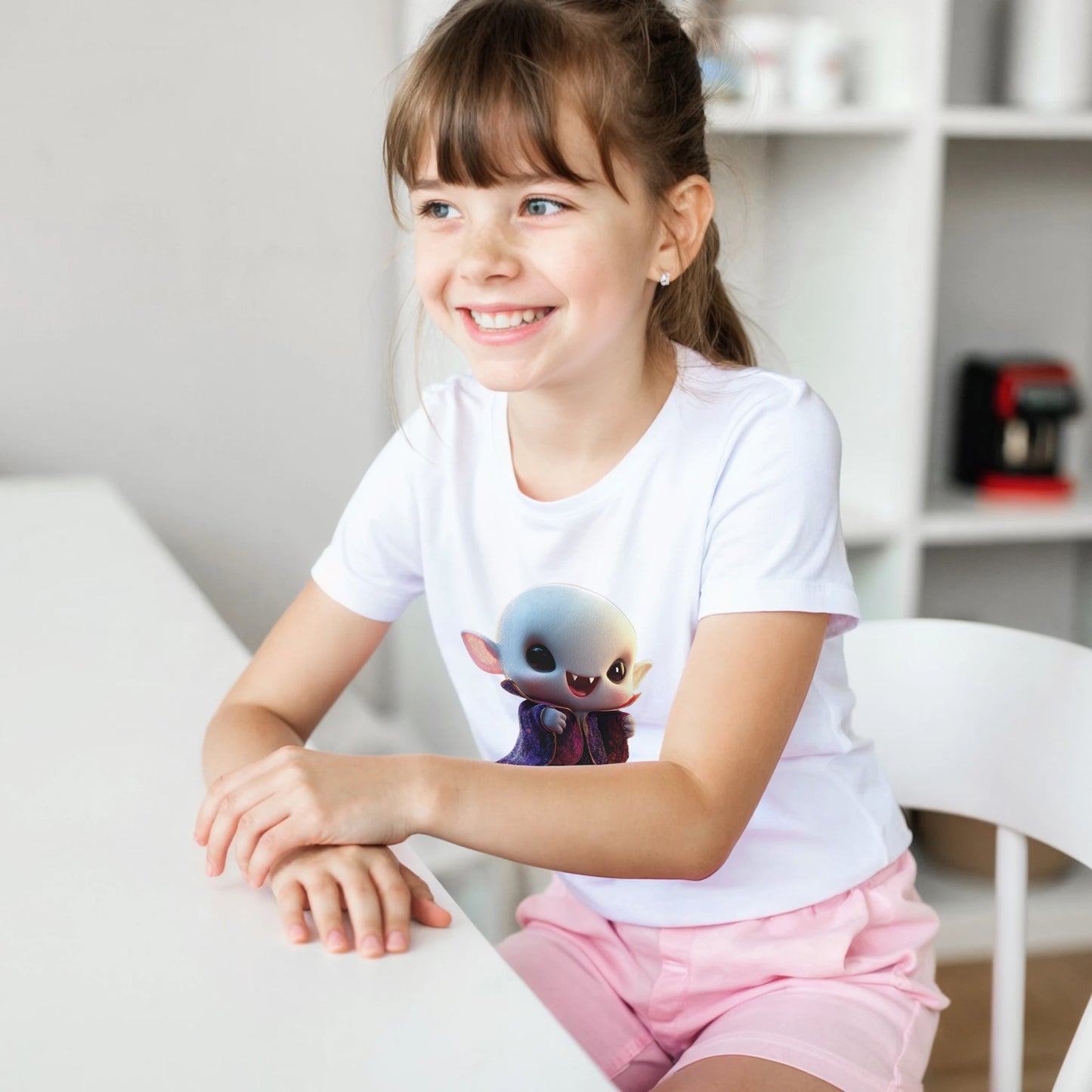 Cute Lil' Vampire on a Heavyweight T-shirt