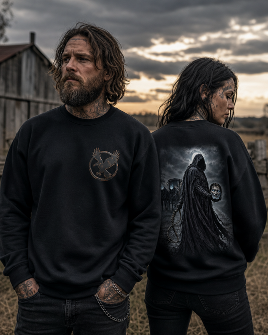 Dullahan - Headless Rider Dark Art Graphic Crewneck Sweatshirt