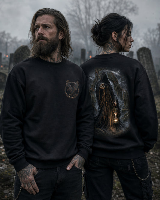 Grim Reaper - Final Harvest Dark Art Graphic Crewneck Sweatshirt