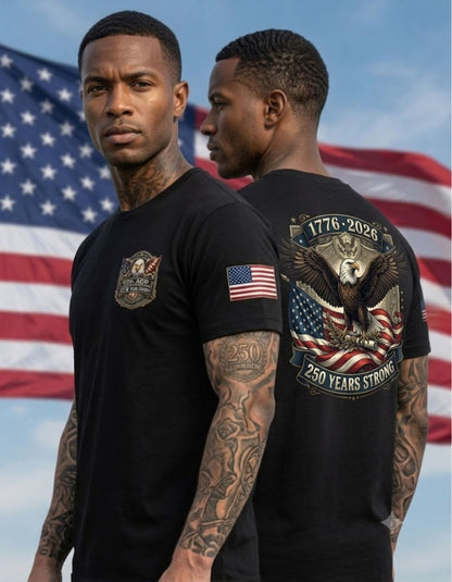 250th Anniversary Eagle - Heritage Commemorative Graphic Premium Soft-Blend T-Shirt