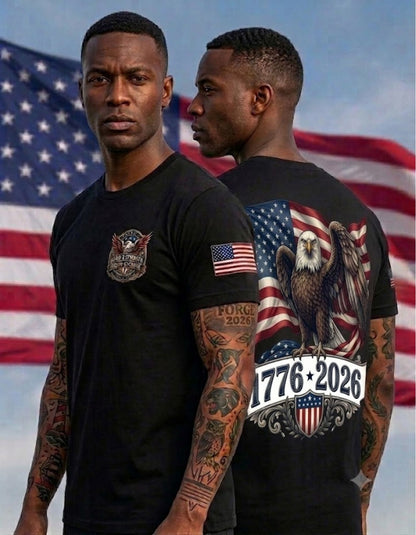 250th Anniversary Eagle - Heritage Commemorative Graphic Premium Soft-Blend T-Shirt
