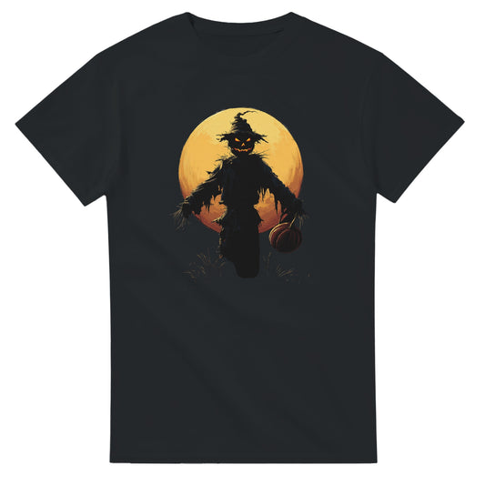 Haunted Scarecrow on a Heavyweight T-shirt