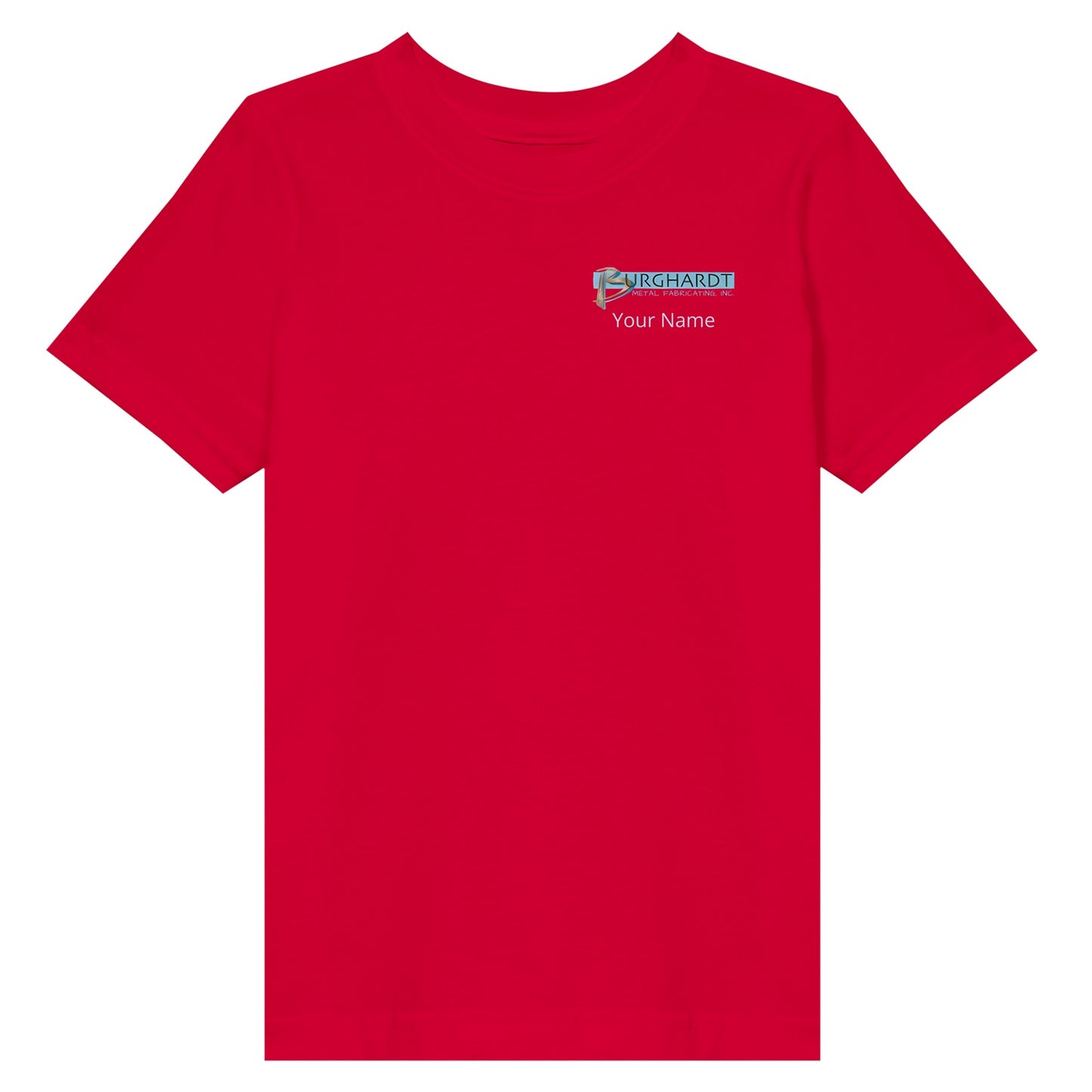 Burghardt Metal Fabricating, Inc., logo on a Toddler Jersey T-Shirt