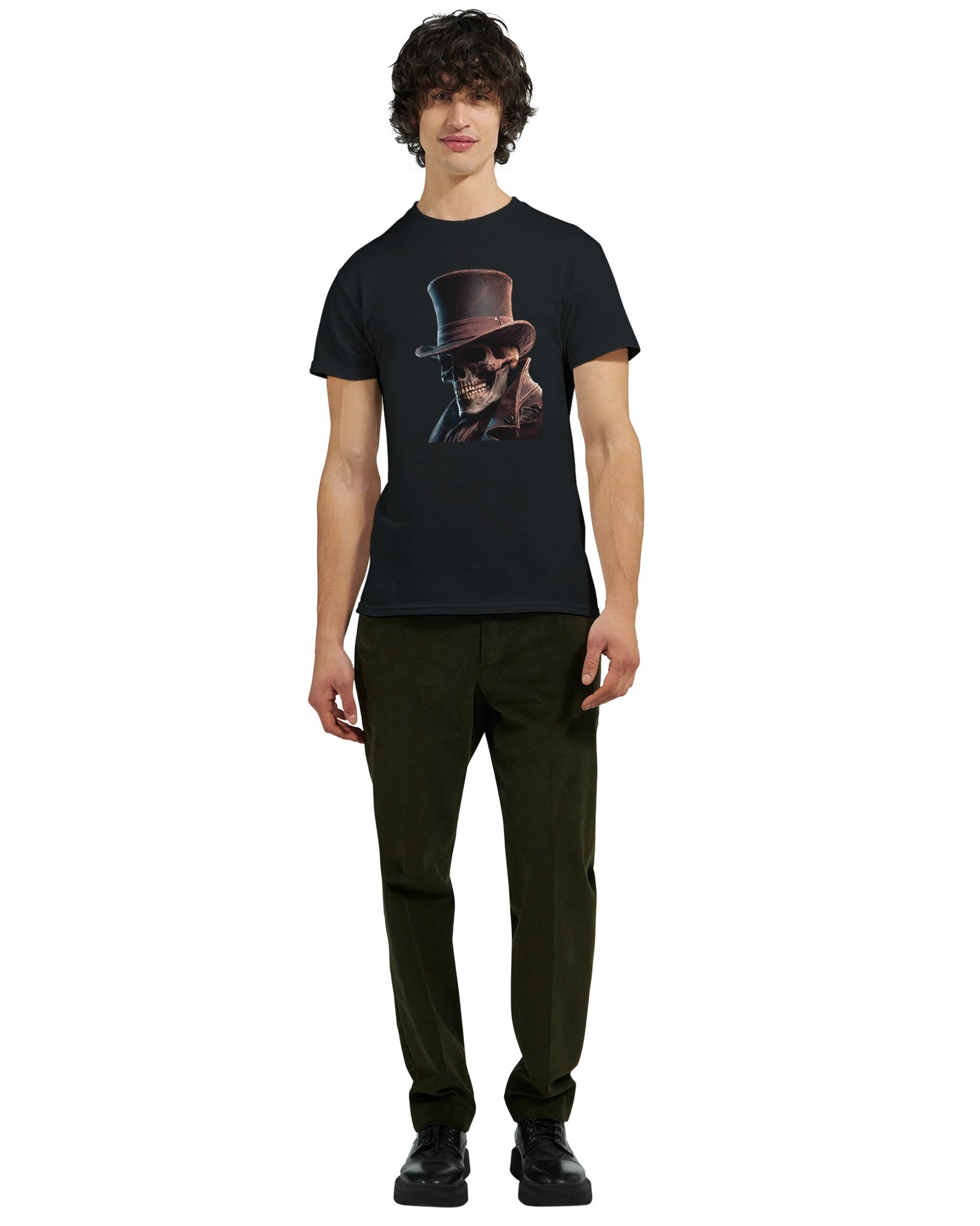 Steampunk Skeleton on a Heavyweight T-shirt