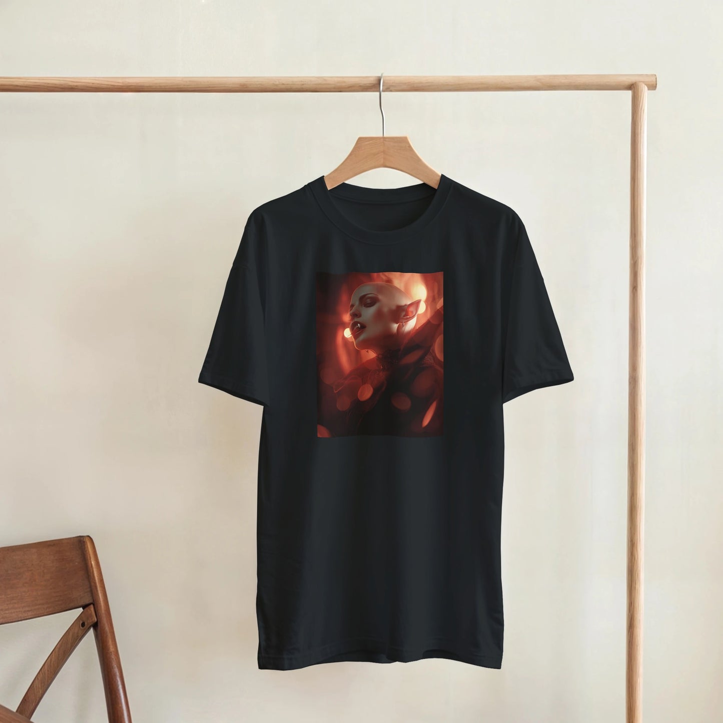 Cute Lil' Vampire on a Heavyweight T-shirt