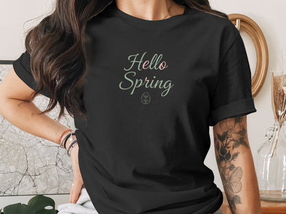 Hello Spring Graphic Short Sleeve Shirt Product