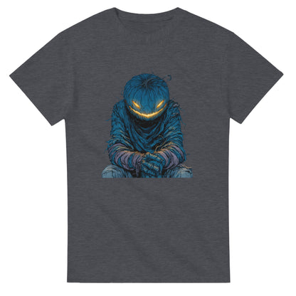 Midnight Jack-o'-Lantern on a Heavyweight T-shirt
